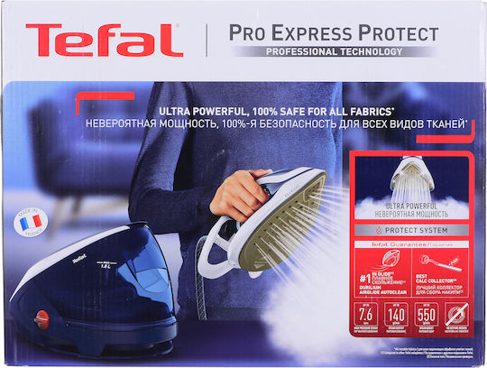 Tefal Pro Express Protect Σύστημα Σιδερώματος Πίεσης 7.5bar με Δοχείο 1.8lt