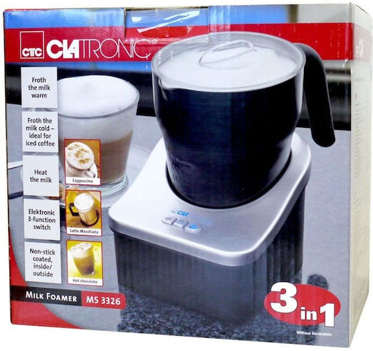 Clatronic MS 3326 Συσκευή για Ζεστό & Κρύο Αφρόγαλα με Αντικολλητική Επίστρωση 450ml