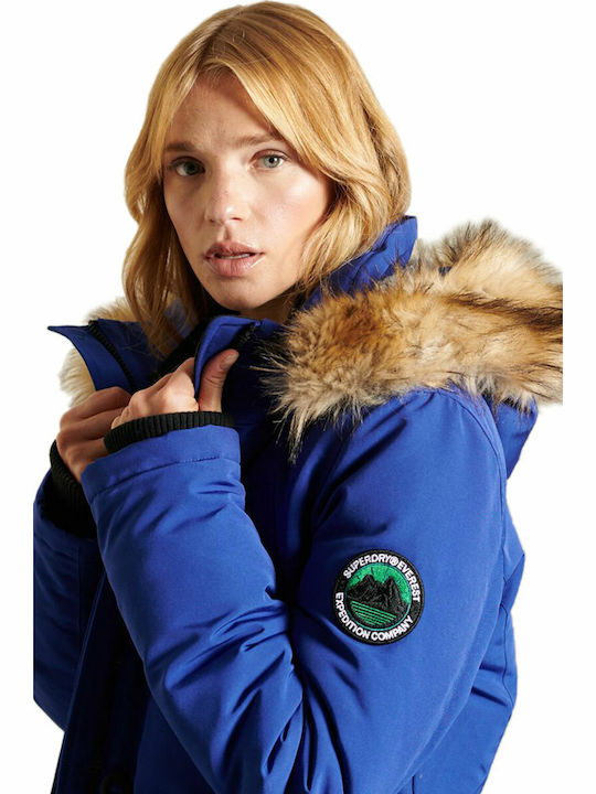 Everest Lungă Jachetă de femei tip parka Albastru