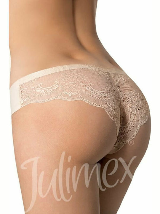 Mors Women's Brazil Seamless with Lace Beige