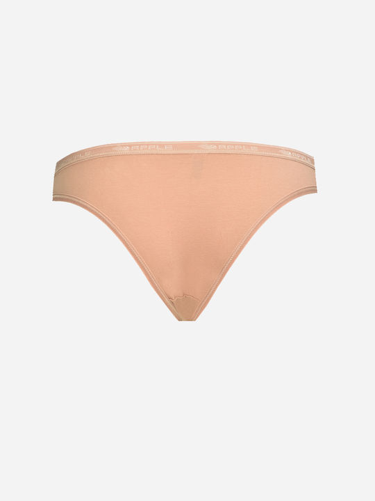 Apple Boxer Baumwolle Damen Brasilien 3Pack Beige