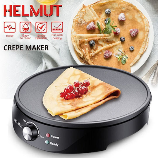 Hoomei Helmut HM-517 Κρεπιέρα 30cm Μαύρη 1000W