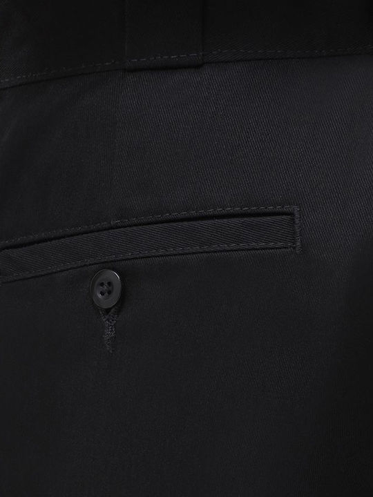 Work Trousers Chino in Regular Fit Black
