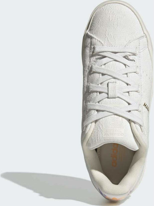 Stan Smith Bonega Damen Flatforms Sneakers Crystal White / Worn White / Off White