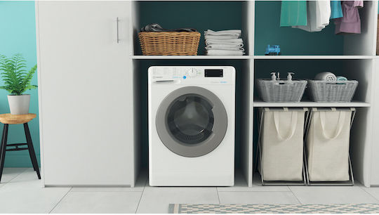 Indesit Πλυντήριο Ρούχων 7kg 1200 Στροφών Water Balance Plus BWE 71283X WS EE N