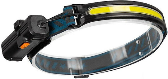 Factory Rechargeable Headlamp LED with Maximum Brightness 350lm W679 Black