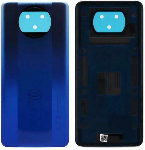 Batterieabdeckung Blau für Poco X3 Pro