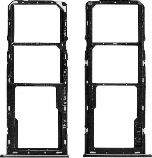 Samsung Βάση Κάρτας Sim Μαύρο για Galaxy A22 5G