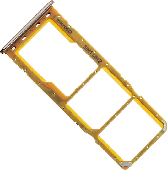 Samsung Υποδοχή Κάρτας Dual SIM και SD Κοραλί για Galaxy A50