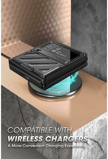 Supcase Unicorn Beetle Pro 360 Vollschutz Kunststoff Schwarz (Galaxy Z Flip3 5G)