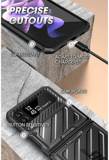 Supcase Unicorn Beetle Pro 360 Vollschutz Kunststoff Schwarz (Galaxy Z Flip3 5G)
