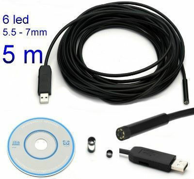 Endoscope Camera 640x480 pixels with 5m Cable