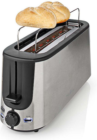 Nedis Toaster 1 Steckplatz 1000W Inox