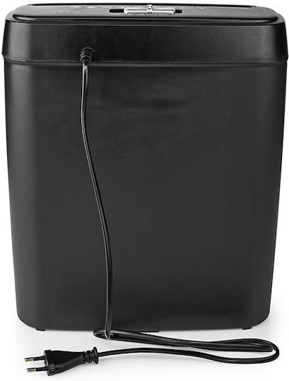 Nedis Strip Cut 6-Sheet Paper Shredder
