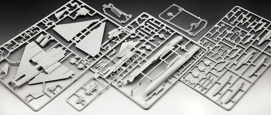 Revell Modellfiguren Flugzeug Eurofighter "Ghost Tiger " 85 Teile im Maßstab 1:72 22.2x15.5cm