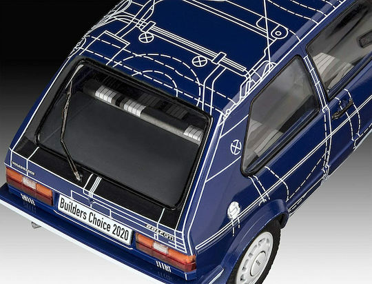 Revell Volkswagen Golf Gti "Builders Choice" Figurină de Modelism Mașină 121 Piese la Scară 1:24 cu Lipici și Culori 15.4cm.