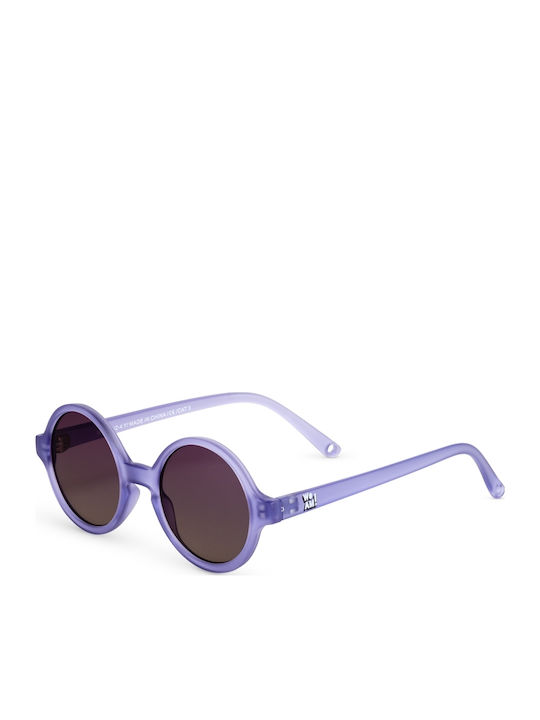 KiETLA Woam Round Baby Sunglasses Purple for 0-2 Years