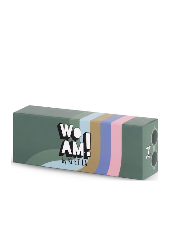 KiETLA Woam Kids Sunglasses Bottle Green for 2-4 Years