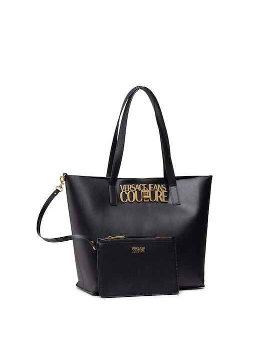Γυναικεία Τσάντα Shopper 'Ωμου σε Μαύρο χρώμα