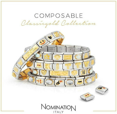 Nomination Composable Classic Metallisch Durchzieh-Motiv für Schmuck 030515/08