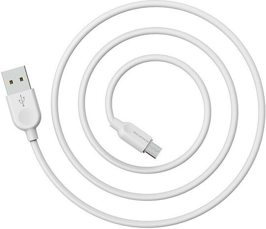 Borofone BX14 Regulär USB 2.0 auf Micro-USB-Kabel Weiß 3m 1Stück