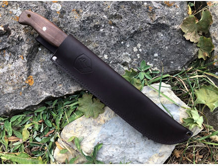 Condor Tool & Knives Ironpath Knife Brown in Leather Sheath