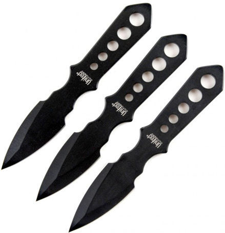 United Cutlery Lightning Bolt Messer Schwarz in Hülle