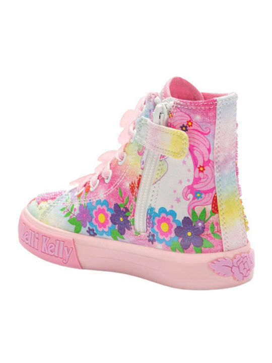 Unicorn Παιδικά Sneakers High Ροζ