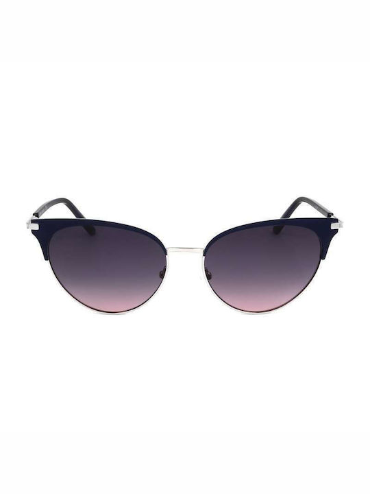 Calvin Klein Sonnenbrillen mit Marineblau Rahmen und Schwarz Verlaufsfarbe Linse CK19309S 410