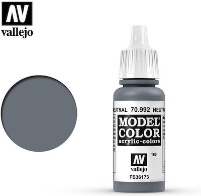 Acrylicos Vallejo Model Modellbau Farbe Neutral Grey 17ml 70.992