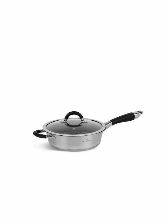 Edenberg Σετ Μαγειρικά Σκεύη από Ανοξείδωτο Ατσάλι Ασημί 8τμχ