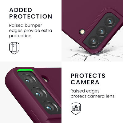 KWmobile Soft Flexible Back Cover Σιλικόνης Bordeaux Violet (Galaxy S22 5G)