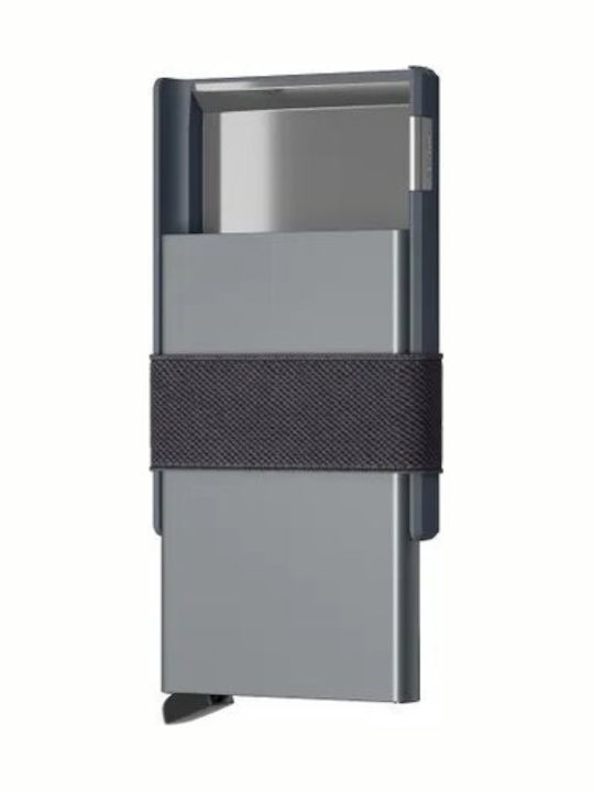 Cardslide Herren Geldbörse Karten mit RFID und Slide-Mechanismus Silber