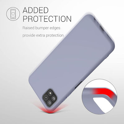 KWmobile Soft Flexible Silicone Back Cover Lavender Grey (Galaxy A22 5G)