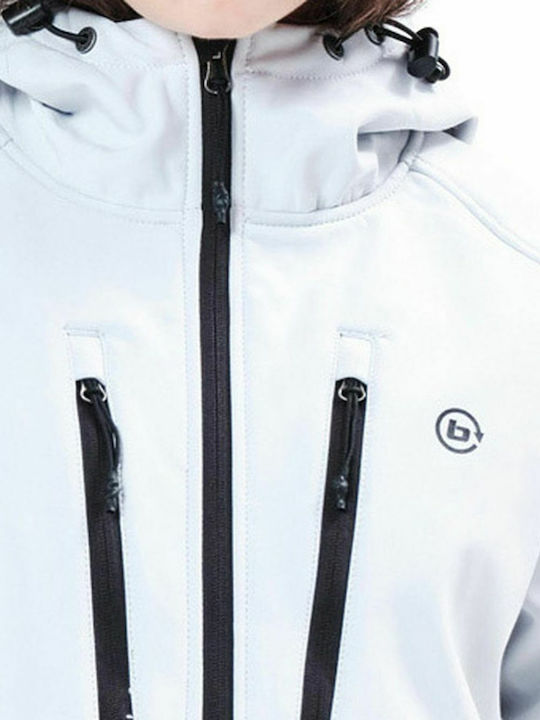 Bonded Softshell Γυναικείο Μπουφάν Λευκό