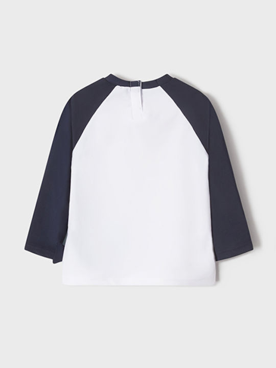 Mayoral Ecofriends Kids Swimwear Long Sleeve Shirt White