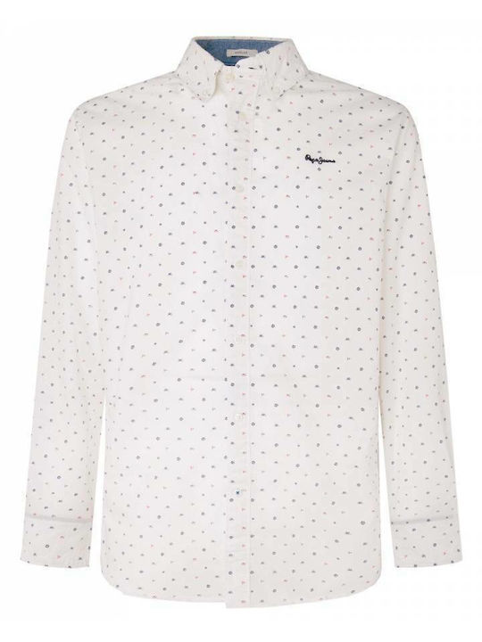 Pepe Jeans Phelix Denim Shirt White