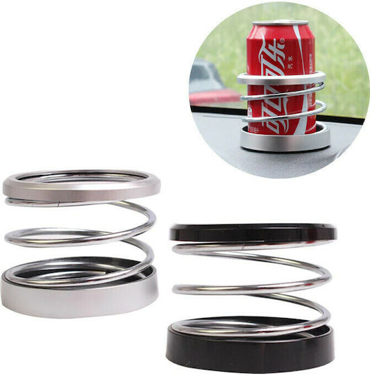 Carsun Car Cup Holder 1 Position with Adhesive Tape in Silver Color