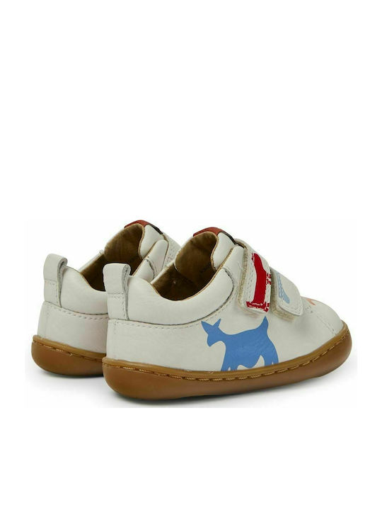 Παιδικά Sneakers με Σκρατς Μπεζ