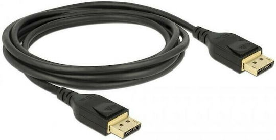 DeLock Cable DisplayPort Male - DisplayPort Male 3m Black (85661)