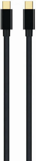 Cablexpert Cable mini DisplayPort male - mini DisplayPort male 1.8m Μαύρο (CCP-MDPMDP2-6)