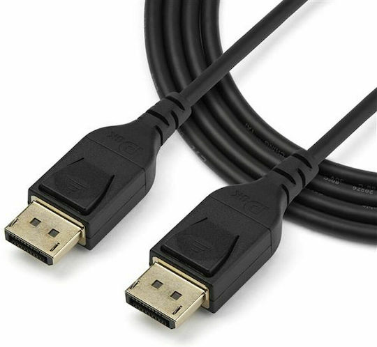 StarTech Cable DisplayPort male - DisplayPort male 1m Μαύρο (DP14MM1M)