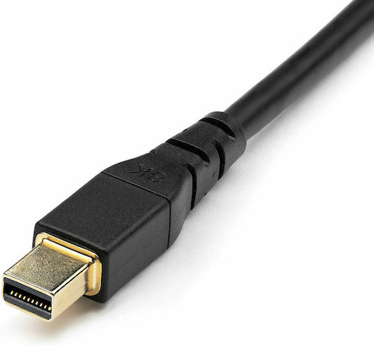 StarTech Cable DisplayPort male - mini DisplayPort female 1m Μαύρο (DP14MDPMM1MB)