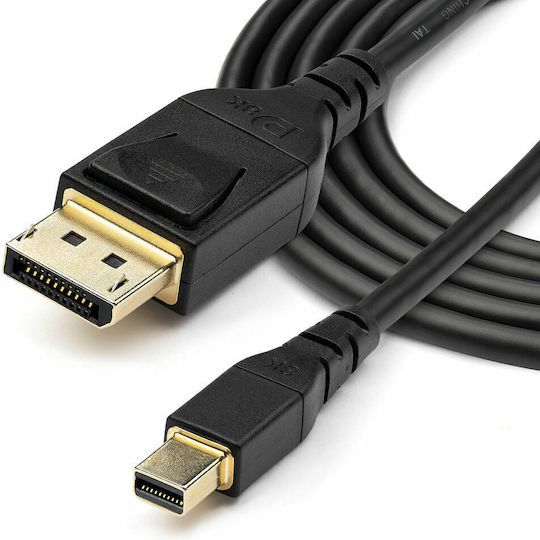StarTech Cable DisplayPort male - mini DisplayPort female 1m Μαύρο (DP14MDPMM1MB)