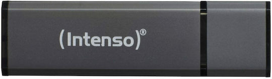 Intenso Alu Line Anthracite 128GB USB 2.0 Stick Gray