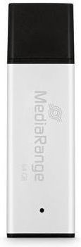 MediaRange 64GB USB 3.0 Stick Ασημί