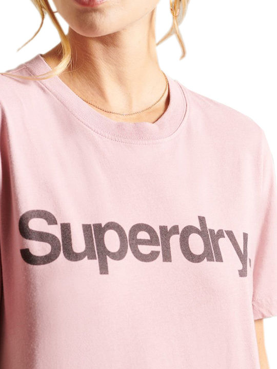 Damen T-Shirt Soft Pink
