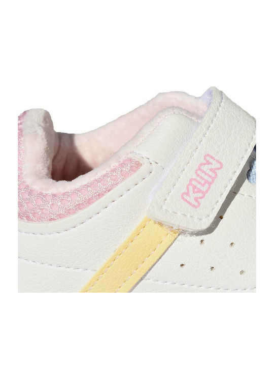 Klin Kinder Sneakers Anatomisch mit Klettverschluss Weiß