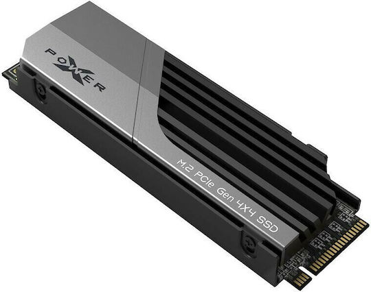 Silicon Power XS70 SSD 2TB M.2 Type With PCI Express 4.0 Connection And Heatsink PS5 Compatible SP02KGBP44XS7005