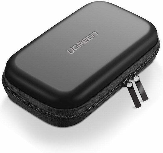 Ugreen Protective Case Hard Drive, Travel Organiser Bag for Electronics L (180mm x 95mm x 55mm) Black (50274)
